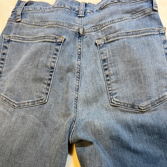 FRAME Le Easy Flare Raw Hem Denim Jeans Womens Size 26 - Picture 9 of 9